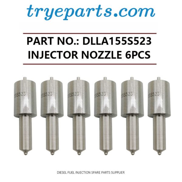 6Pcs Diesel Fuel Injector Nozzle Tip DLLA155S523 DLLA 155 S 523 for Foton Lovol Shanlin SZM