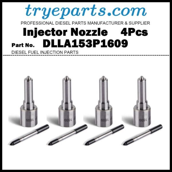 4x Diesel Fuel Injector Nozzle Tip DLLA153P1609 for Hyundai Starex 2.5d 33800-4A600 0445110278