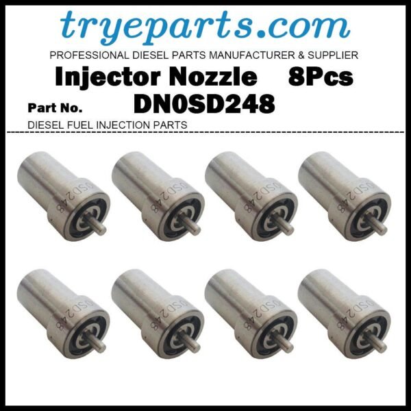 8x Diesel Fuel Injector Nozzle Tip 0434250105 DN0SD248 for 1982-2002 Chevrolet GMC 6.2/6.5L