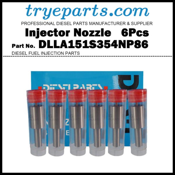 6Pcs Diesel Fuel Injector Nozzle Tips 105015-3650 9432610019 DLLA151S354NP86 for Nissan Diesel Big Thumb Quon RF8 RF10 RH8 RH10 RG8, RG10 RE8 RE10 RD8 RD10