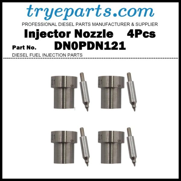 4Pcs Diesel Fuel Injector Nozzle Tips 093400-8220 105007-1210 DN0PDN121 NP-DN0PDN121 for Nissan NV350 Mazda BT-50 Familia Bongo Titan WL WLT