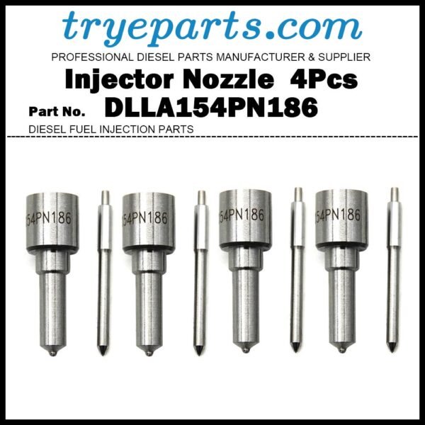 4x Diesel Fuel Injector Nozzle Tips DLLA154PN186 105017-1860 NP-DLLA154PN186 for ISUZU Elf 4HF1 4HF1N 4HF1S 8971198120 105118-6050 105118-6051