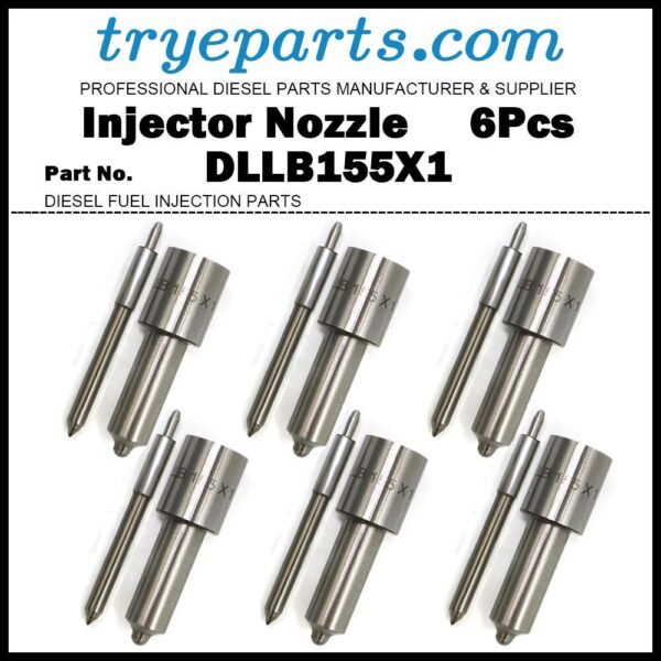 6Pcs Diesel Fuel Injector Nozzle Tip 9430084099 DLLB155X1 ADB155M169-7 NBM770000 for MACK E6 315