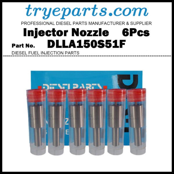 6Pcs Injector Nozzle DLL150S51F DLLA150S51F 0433271245 DLLA150S527 for Ford Super Major Dexta