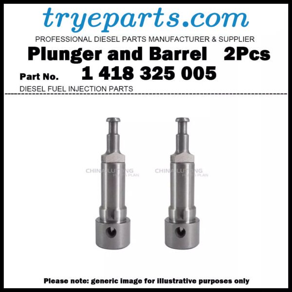 2Pcs Pump Element Plunger and Barrel Assembly 1418325005 1288386 2990426 A0000742122 for Mercedes Benz KHD Deutz