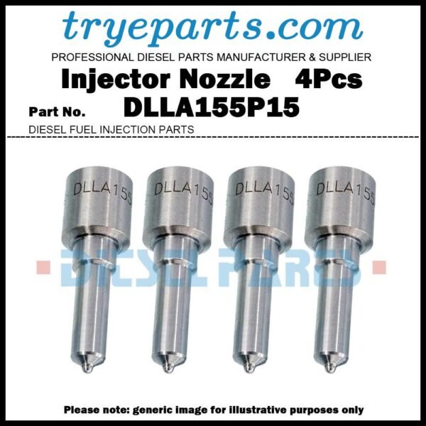 4x Diesel Fuel Injector Nozzle Tips DLLA155P15 093400-5150 for Mitsubishi K3D K4E K4D K4F K3E 093500-2991