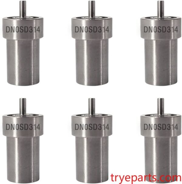 6PCS Diesel Injector Nozzles DN0SD314 Injectors Tips 0434250176 compatible with Mercedes Benz W201 W124 W140 W463 / SSangyong Korando 2