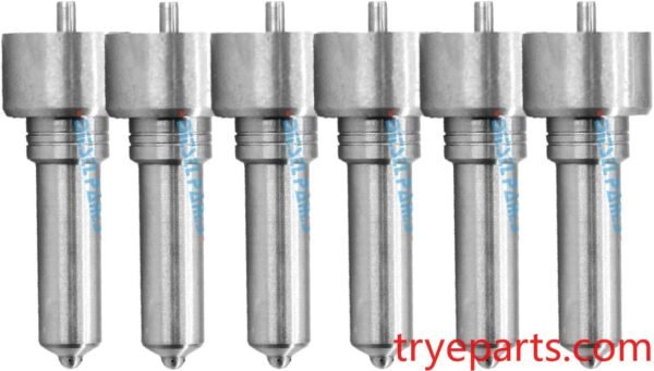 6PCS L218PBC Diesel Nozzle Injector Common Rail CR Injection Nozzles Tip Fit for John Deere Tractors 9100 9120 9200 9220 9300T 9320T 9400T 9420 9520 9620T Engine 6125