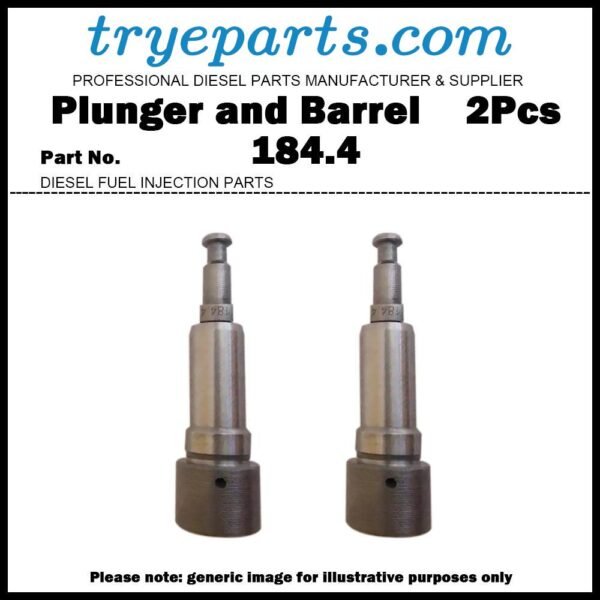 2Pcs Pump Element Pluner 184-4 184.4 184/4 Plunger and Barrel Assembly 131101-0420 9413610321 for NISSAN DIESEL / ISUZU / ISHIKAWAJIMA S