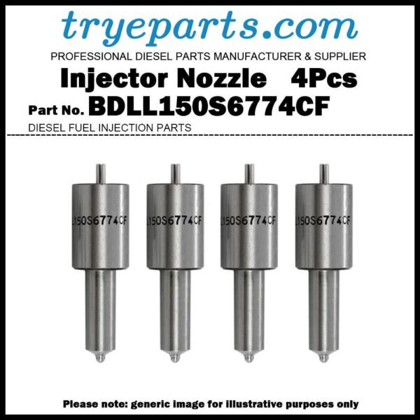 4Pcs Diesel Fuel Injector Nozzle Tip BDLL150S6774CF 83917472 D8NN9E527BB for Ford 5600 6600 7600