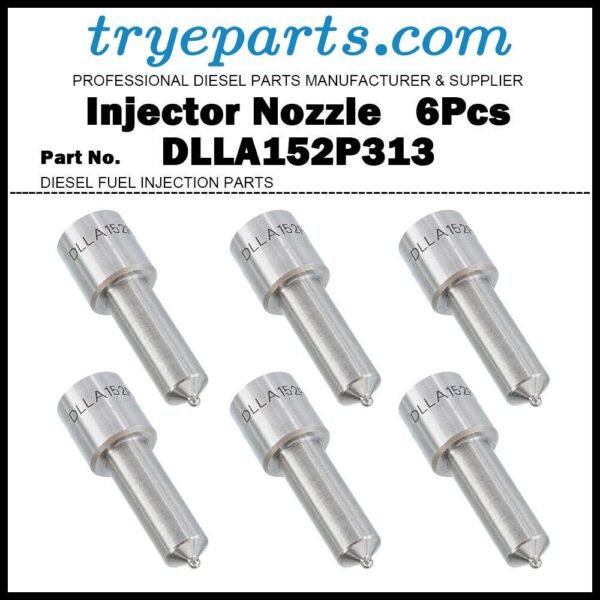 6Pcs Diesel Fuel Injector Nozzle Tip VOE479444 DLLA152P313 for VOLVO F10 FL10 EC340 EC390 9.6D
