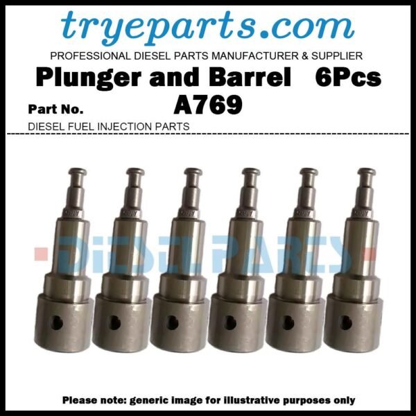 6Pcs Plunger and Barrel Assembly A769 131153-9020 9443610712 for ISUZU Forward F Series 6HE1 6HH1 6HK1 6SD1