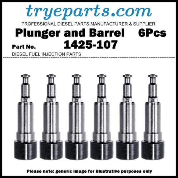 6Pcs Pump Element Plunger and Barrel Assembly 1418425107 1425-107 for DAF 699072 Diesel Fuel Engine Pump Parts