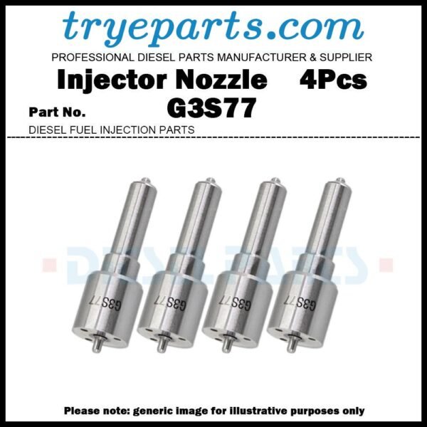 4Pcs Diesel Fuel Injector Nozzle Tip G3S77 for Mitsubishi L200 Triton 4N15 1465A439 295050-1760