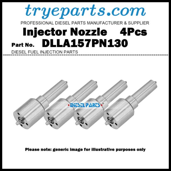 4Pcs Diesel Fuel Injector Nozzle Tips NP-DLLA157PN130 DLLA157PN130 105017-1300 for Nissan D21 Pickup Atlas Ultra Power Eagle 2.5D / Engine BD25 / Injector 105118-5400 1660087G01 105118-5420 1660087G31 105118-5690 1660087G10