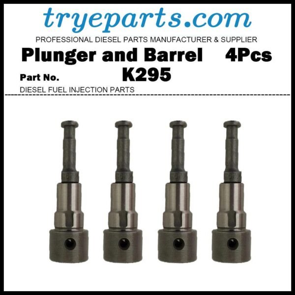 4Pcs Plunger and Barrel Assembly K295 K292 K294 140163-0320 for ISUZU 4LE1 4LE2 Diesel Fuel Engine Pump Parts