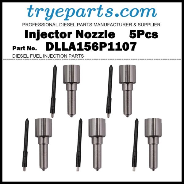 5Pcs Diesel Fuel Injector Nozzle Tips DLLA156P1107 for Mercedes Sprinter 2.7d / V200 V220 Vito 2.2d / 0445110033, 0445110034, 0445110035 0445110095 0445110096 044511020 0445110202