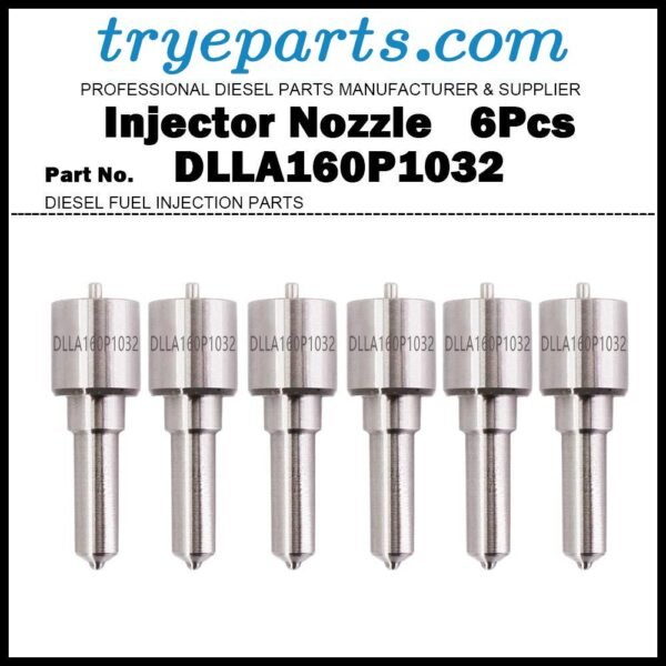 6Pcs Diesel Fuel Injector Nozzle 0433171676 DLLA160P1032 L148PBB for Merceds Benz OM457LA
