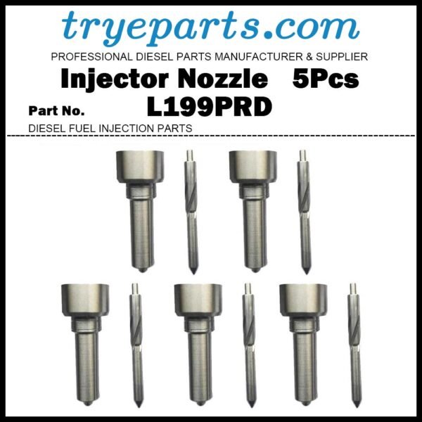 5Pcs Diesel Fuel Injector Nozzle Tips L199PRD for Ssangyong Kyron Rexton Rodius 2.7d / R04401D EJBR04401D A6650170221