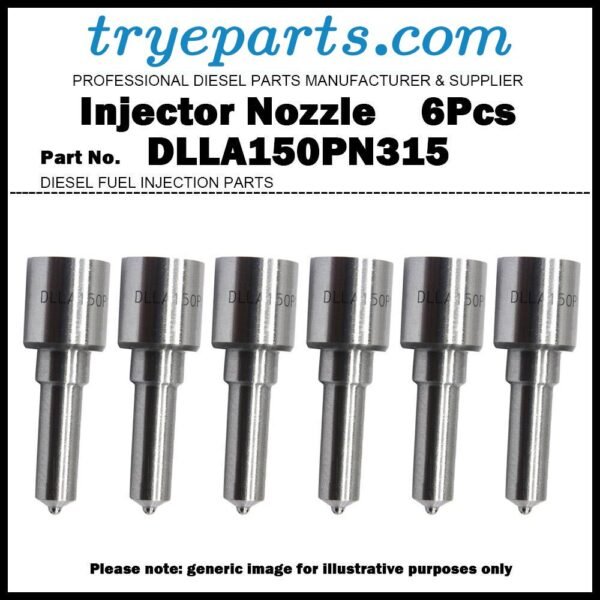 6x Diesel Fuel Injector Nozzle Tip DLLA150PN315 105017-3150 for Caterpillar 320C 320D S6K S6K-T