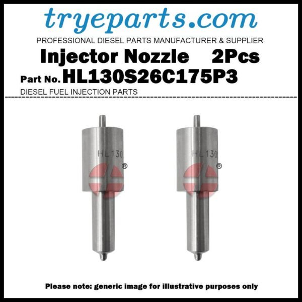 2Pcs Fuel Injector Nozzle HL130S26C175P3 250437 for Petter AV AVA PH1 PH2 & PHW