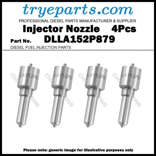 4Pcs Diesel Fuel Injector Nozzle Tip DLLA152P879 for ISUZU D-MAX 2.5STD 4JK1 8-98055862-3