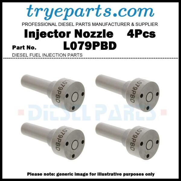 4x Diesel Fuel Injector Nozzle Tip L079PBD for Ford Fiesta Focus 1.8d TJBB02701D TJBB01702D