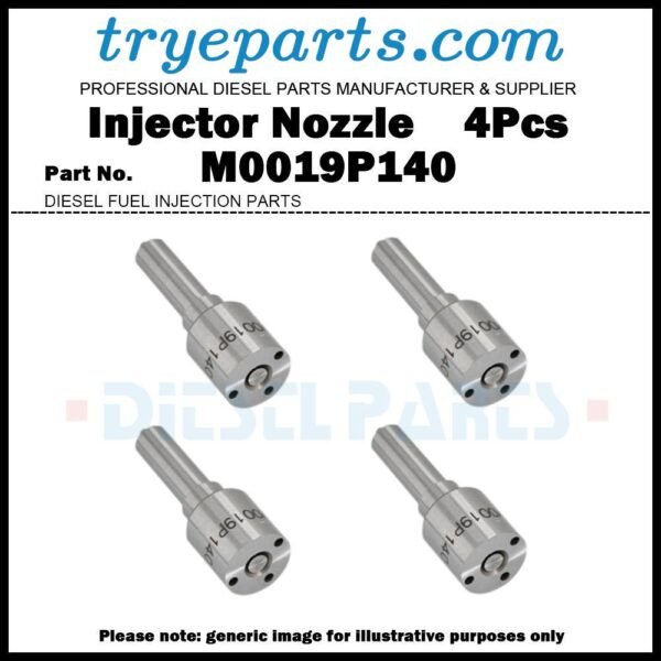 4Pcs Diesel Fuel Injector Nozzle Tips M0019P140 A2C5343538980 for Ford Transit Ranger Everest Mazda BT-50 2.2D BK2Q-9K546-AG A2C59517051 A2C53307917 5WS40745 9801125480 1840747 1746967 LR032067