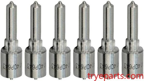 P type Diesel nozzle DLLA140P643 093400-6430 Fuel Injector Nozzles Set of 6 Compatible with Komatsu SA6D108 WA350