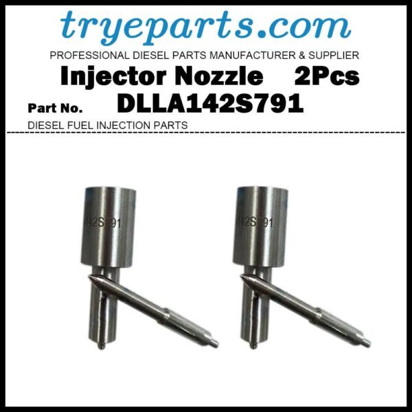 2Pcs Diesel Fuel Injector Nozzle Tip DLLA142S791 for MERCEDES BENZ 0432231824 A0010178621