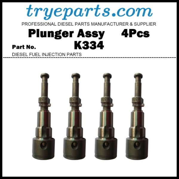 4Pcs Plunger and Barrel Assembly K334 140163-4220 9410618122 for Bobcat Kubota V2203MDI