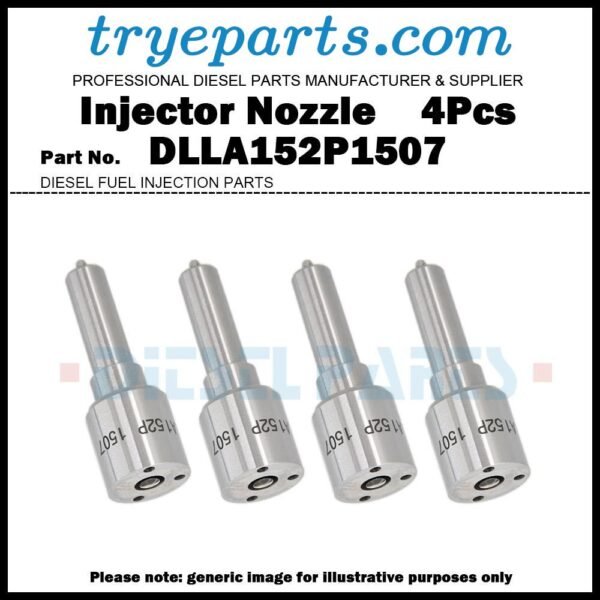 4Pcs Diesel Fuel Injector Nozzle Tips 0433171929 DLLA152P1507 for Mitsubishi Fuso Canter 3.0d 4M42 0445120051 0445120052 0445120073 ME194299 3803908