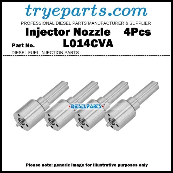 4Pcs Fuel Injector Nozzle Tips L014CVA for Case 580L Cummins 4BT 3.9L LJCD00202