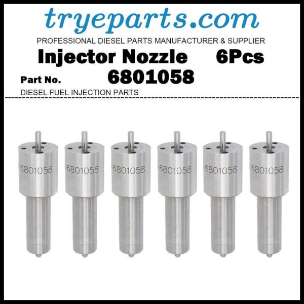 6Pcs Diesel Fuel Injector Nozzle Tip 6801058 2645A608 for Perkins 1006.6 2645A017 6701417