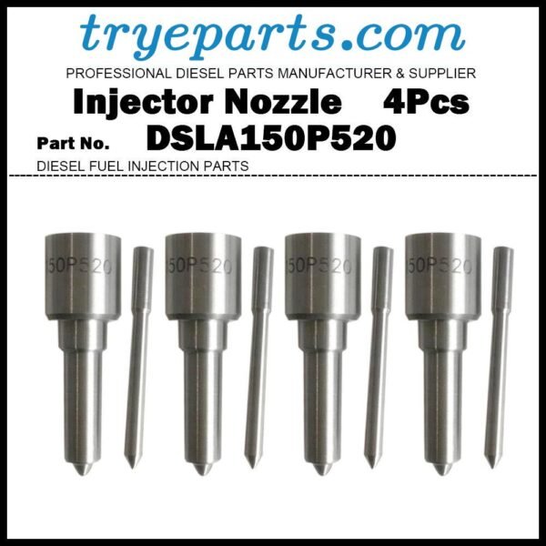 4Pcs Diesel Injector Nozzle Tips DSLA150P520 for VW Skoda Audi 1.9TDI 028130201T 028130201S 0432193800 028130201S?KBEL58P142