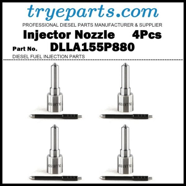 4x Diesel Fuel Injector Nozzle Tip DLLA155P880 for Toyota Hilux Hiace Prado 1KD-FTV 23670-39185