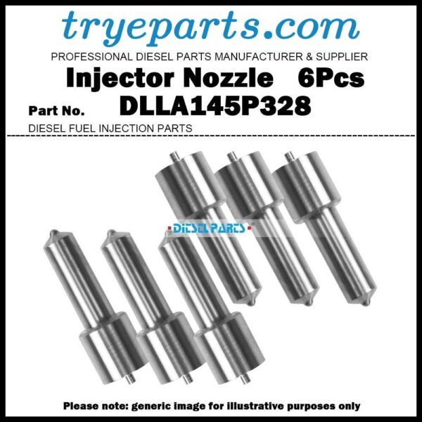 6Pcs Diesel Fuel Injector Nozzle Tip DLLA145P328 420807 for VOLVO FL608 FL612 TD63E TD63ES