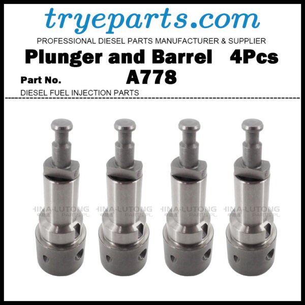 4Pcs Plunger and Barrel Assembly A778 131153-9920 9443610457 for Hyundai Grace D4BA D4BF D4BX / Mazda Titan TF