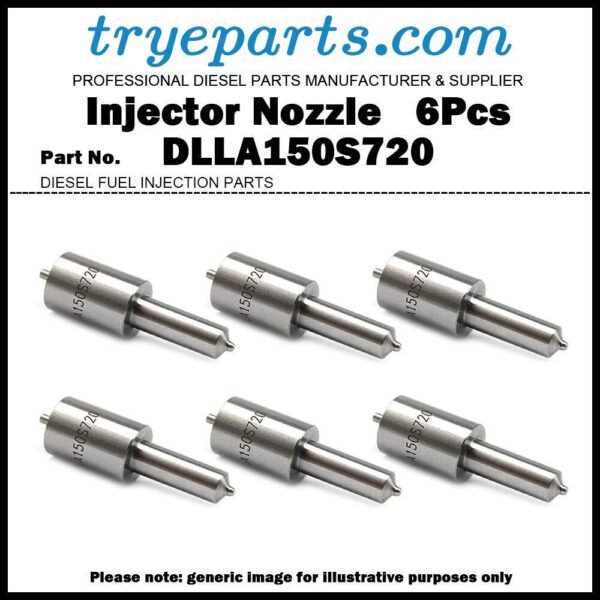6x Diesel Fuel Injector Nozzle DLLA150S720 for Volvo Penta 0432281779 KBL87S78/4