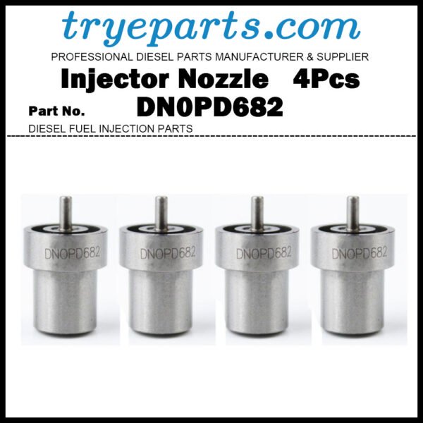 4Pcs Diesel Fuel Injector Nozzle 093400-6820 ME743151 DN0PD682 for Mitsubishi 4M40 / Pajero L200 Pajero Sport Delica / Nozzle Holder 093500-6720 ME108360 093500-6900 ME108408