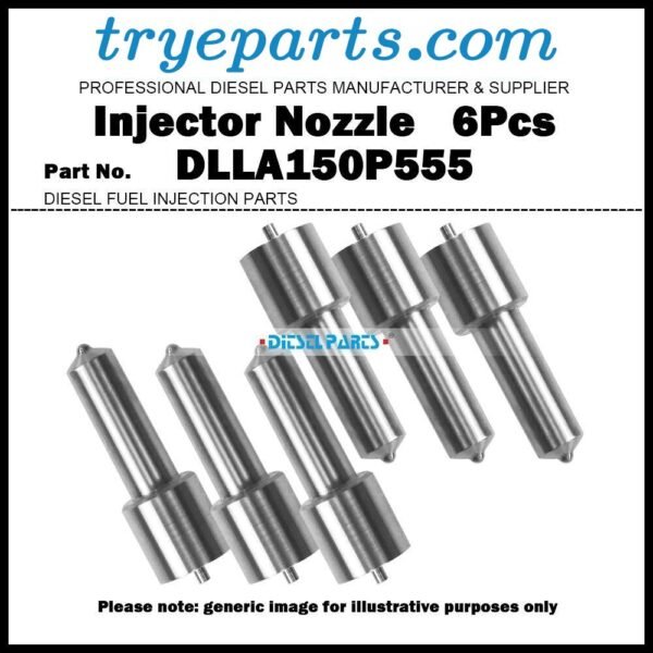 6Pcs Diesel Fuel Injector Nozzle Tip DLLA150P555 0433171407 425694 for VOLVO B10B B10L B10M D10HA