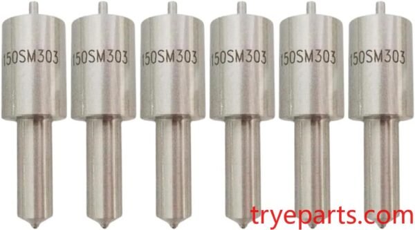 Diesel Fuel Injector Nozzle DLLA150SM303 Replacement Tip 105025-3030 Fit for Isuzu Elf Forward 6BG1 6BG1T105110-8341 1153004321 Pack of 6