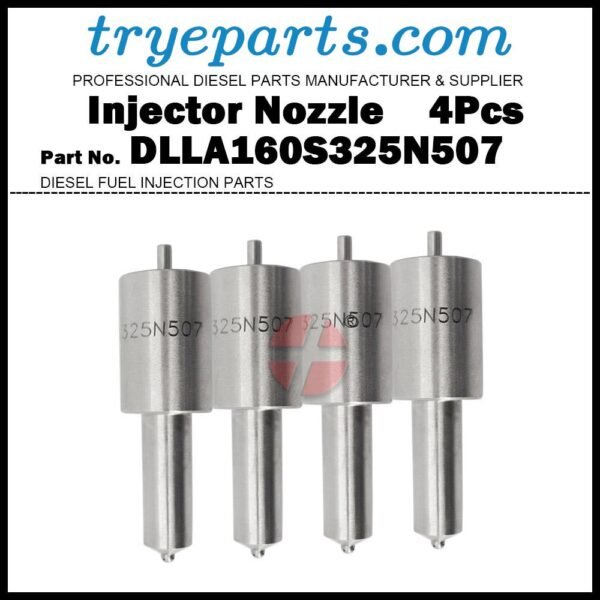 4x Diesel Fuel Injector Nozzle Tips DLLA160S325N507 105015-5070 for MITSUBISHI Fuso Aero Bus Aero King Super Great / 8DC8 8DC9 8DC9T 8DC10 ME066327	ME066390  ME066931 ME065949 105100-5411 105100-5531 105100-5570 105100-6791 105101-5791