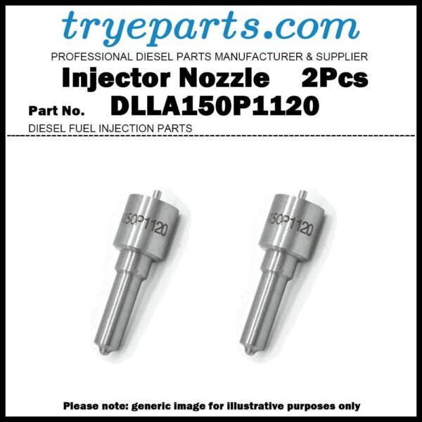 2x Diesel Fuel Injector Nozzle Tip DLLA150P1120 for Mercedes Benz Actros OM541 OM542  11.9/15.9D