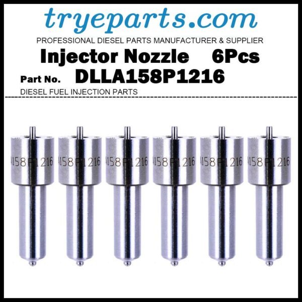 6x Fuel Injector Nozzle Tips DLLA158P1216 0433171766 04261772 for DEUTZ BF6M1015