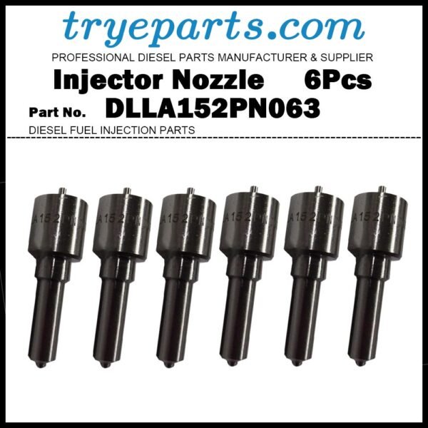 6x Diesel Fuel Injector Nozzle Tips DLLA152PN063 105017-0630 6202-13-3330 for KOMATSU 4D95 6D95 105118-4710 6202133300