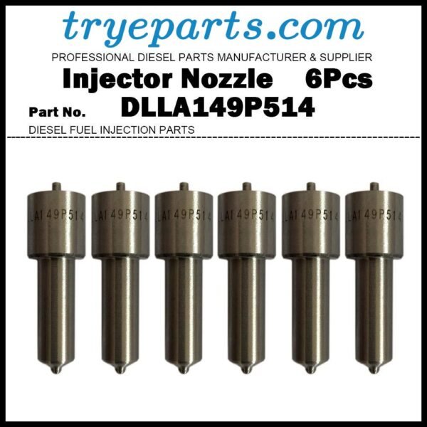 6Pcs Diesel Fuel Injector Nozzle Tip DLLA149P514 for Renault Midliner Midlum Premium 6.2d 1996-