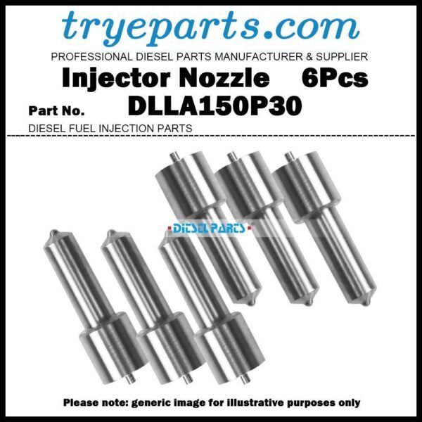 6x Diesel Fuel Injector Nozzle Tip 0433171031 DLLA150P30 DOP150P428-3830 for VOLVO BM TD60B