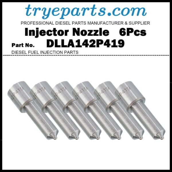 6x Diesel Fuel Injector Nozzle Tip DLLA142P419 0433171299 for MERCEDES 1234 1424 1624 O350 O404