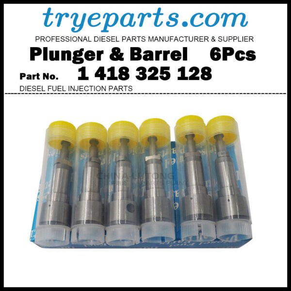 6Pcs Plunger 325-128 Plunger and Barrel Assembly 1418325128 01308825 5000242580 81111250020 for MAN D2555 D2556M(F)
